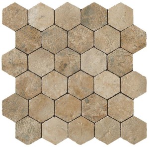 Płytki Cotto Atlas Concorde Aix Beige Honeycomb Tumbled 30x31 Matt /0,558m2/