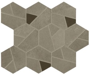 Płytki duże Atlas Concorde Boost Pro Taupe Mosaico Hex Coffee 25,28,5 Matt /0,428m2/