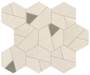 Płytki duże Atlas Concorde Boost Pro Ivory Mosaico Hex Olive 25,28,5 Matt /0,428m2/