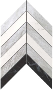 Płytki marmuropodobne Atlas Concorde Marvel Chevron Mix Wall 30,5x25 Lucida /0,4575m2/