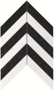 Płytki marmuropodobne Atlas Concorde Marvel Chevron Cold Wall 30,5x25 Lucida /0,4575m2/