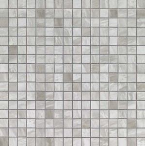 Płytki marmuropodobne Atlas Concorde Marvel Bardiglio Grey Mosaic Q 30,5x30,5 Lucida /0,558m2/