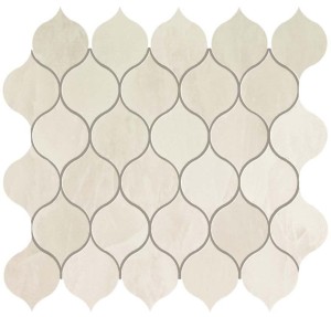 Płytki marmuropodobne Atlas Concorde Marvel Imperial White Drop Mosaic 27,2x29,7 Lucida /0,4847m2/