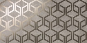 Płytki marmuropodobne Atlas Concorde Marvel Grey Fleury Hexagon 40x80 Lucida /2szt/