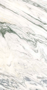 Blat kuchenny XXL Grande Marble Look Bianco Arni Book Match B Lux MANY 162x324x1,2