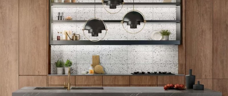 Plytki podłogowe Casalgrande Padana Terrazzotech Tech Argento 60x120 9mm 167939