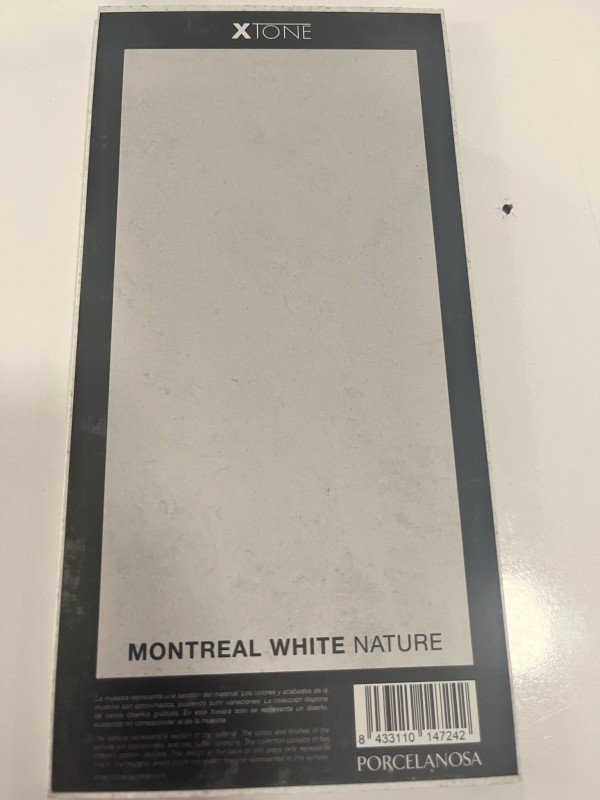 PORCELANOSA MONTREAL WHITE NATURE 120X270 6MM