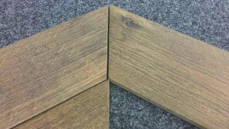 Płytki szewron drewno brąz francuska jodełka Marazzi treverksoul brown M0MM 11x54 95558