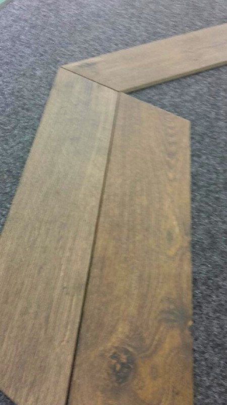 Płytki szewron drewno brąz francuska jodełka Marazzi treverksoul brown M0MM 11x54 95561