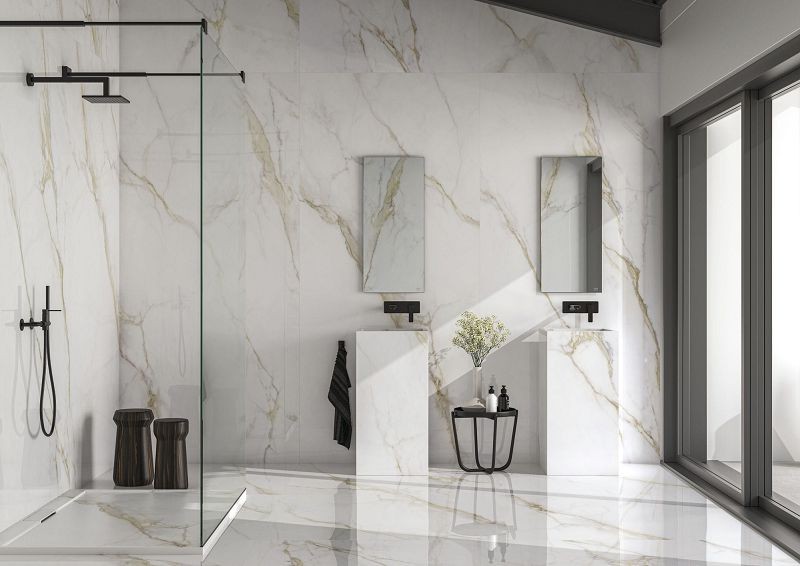 Cifre Diamond Gold Brillo Rectificado 60x60 płytka imitująca marmur 121281