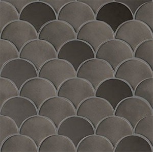 Mozaiki metalowe L'Antic Drop Anthracite 29,6x29,5x0,8 cm