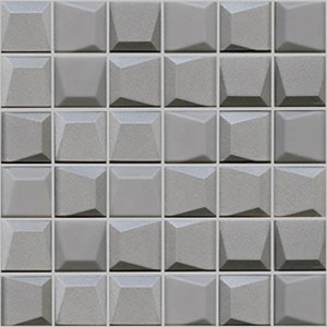 Mozaiki szklane L'Antic Effect Square Silver 30x30x0,8 cm