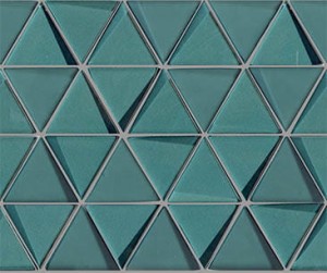 Mozaiki szklane L'Antic Effect Triangle Emerald 31x26x0,8 cm
