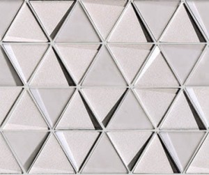 Mozaiki szklane L'Antic Effect Triangle Silver 31x26x0,8 cm