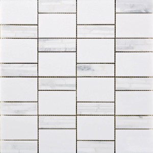Mozaiki marmurowe L'Antic Essential Chess Thassos 30,6x30,6x1 cm