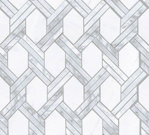Mozaika kamienna L'Antic Essential Net Carrara 29,6x32,7x0,8 cm