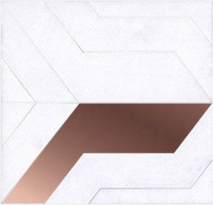 Mozaika kamienna L'Antic Focus White Copper 29x28x0,98 cm