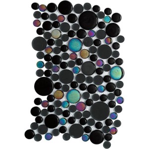 Mozaiki szklane L'Antic Glacier Moon Metallic Black 19x29x0,8 cm