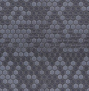 Mozaiki szklane L'Antic Glaze Mini Hexagon Grey 29,5x30x0,6 cm