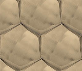 Mozaiki metalowe L'Antic Gravity Al. Dubai Gold 22,5x26x2/2,5 cm