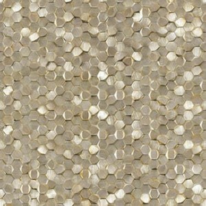 Mozaiki metalowe L'Antic Gravity Aluminium 3d Hexagon Gold 30,1 x 30,7 x 0,6 cm