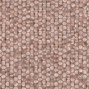 Mozaiki metalowe L'Antic Gravity Aluminium Hexagon Rose Gold 30,4x30,7x0,4 cm