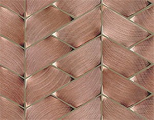Mozaiki metalowe L'Antic Gravity Aluminium Trace Copper 22,1x28,1 cm