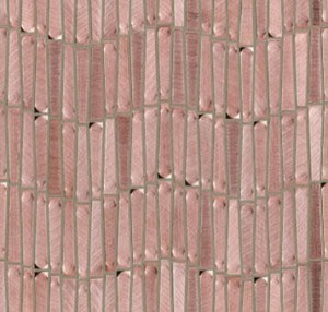 Mozaiki metalowe L'Antic Graviy Aluminium Wave Rose Gold 28,9x30,2 cm