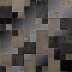 Mozaiki metalowe L'Antic Metal Acero Anthracite Mini 3D Cubes 30,5x30,5x0,8 cm