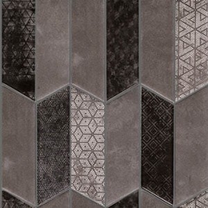 Mozaiki szklane L'Antic Rhomboid Black 29,8x29,8x0,8 cm