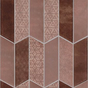 Mozaiki szklane L'Antic Rhomboid Chocolate 29,8x29,8x0,8 cm