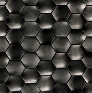 Mozaiki metalowe L'Antic Web Anthracite 29,1x29,3x0,95 cm