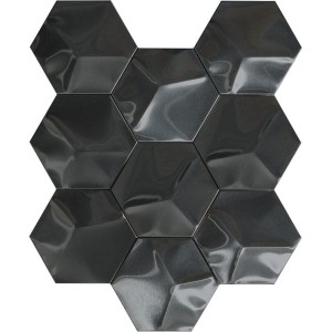 Mozaiki metalowe L'Antic METAL ACERO HEXAGON ANTHRACITE 25,2x26,2