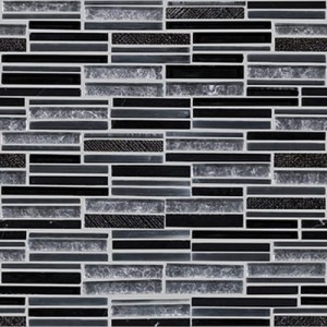 Mozaiki szklane L'Antic Renaissance Lines Black  29,8x29,8x0,8