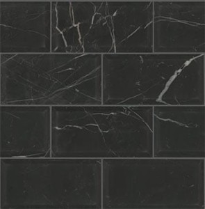 Mozaiki marmurowe L'Antic Athena Negro Marquina Classico 30,2x30,7 cm