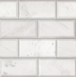 Mozaiki marmurowe L'Antic Athena Persian White Pulido 30,2x30,7x1 cm