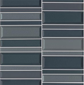 Mozaiki szklane L'Antic Effect Rectangles Sapphire 30x30,8x0,8 cm