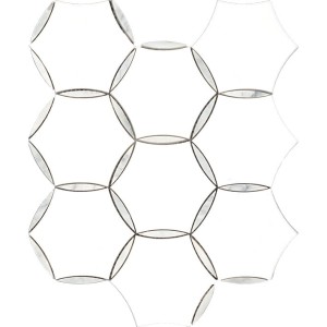 Mozaiki marmurowe L'Antic Essential Links Thassos 25,4x29,5x1 cm