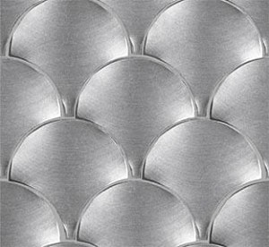 Mozaiki metalowe L'Antic Gravity Aluminium Shell Metal 24,4x26,4 cm