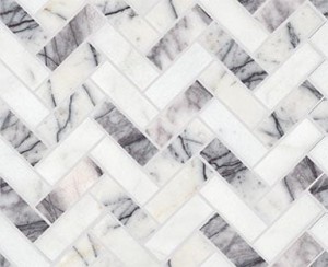 Mozaiki marmurowe L'Antic Lines Cambric Lilac Pulido 26,5x32,5x1 cm