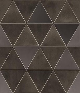 Mozaiki metalowe L'Antic Metal Acero Anthracite Triangles 26x30,2 cm