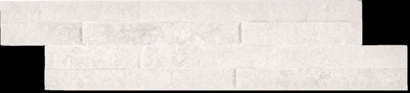 Łupek Dekoracyjny kamienny bialy El Casa Snow White Soft 10x40 9371