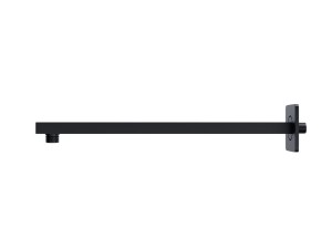 Ramię prysznicowe do deszczownicy natryskowej Corsan CMR38BL 38 cm czarne