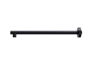 Ramię prysznicowe do deszczownicy natryskowej Corsan CMRO38BL 38 cm czarne