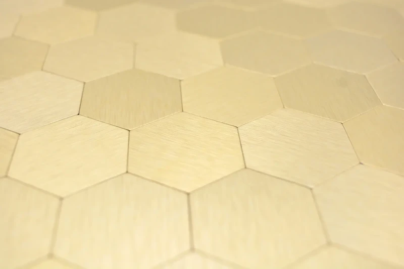 Mozaika miedziana heksagonalna dell arte hex brushed MM 1453 30x30  | iglazura24.pl .webp