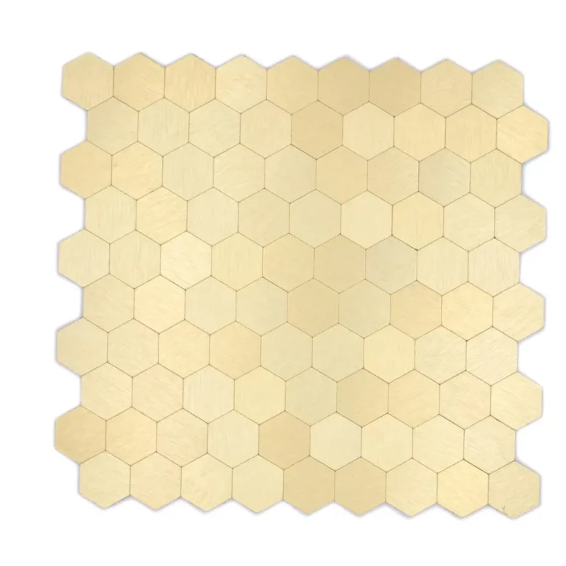 Mozaika miedziana heksagonalna dell arte hex brushed MM 1453 30x30  | iglazura24.pl.  .webp