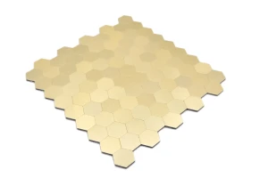 Mozaika miedziana heksagonalna dell arte hex brushed MM 1453 30x30 