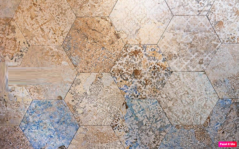 Promocja!!! Płytki patchworkowe Carpet Vestige Hexagon 25x29 80644