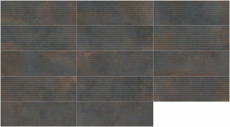 Saloni Metallo Metric Acero 30x90 LPG490 płytki ścienne imitujące metal 151298