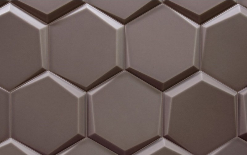 Płytki hexagonalne Decus Cuna Chocolate Mate 17x15 25491
